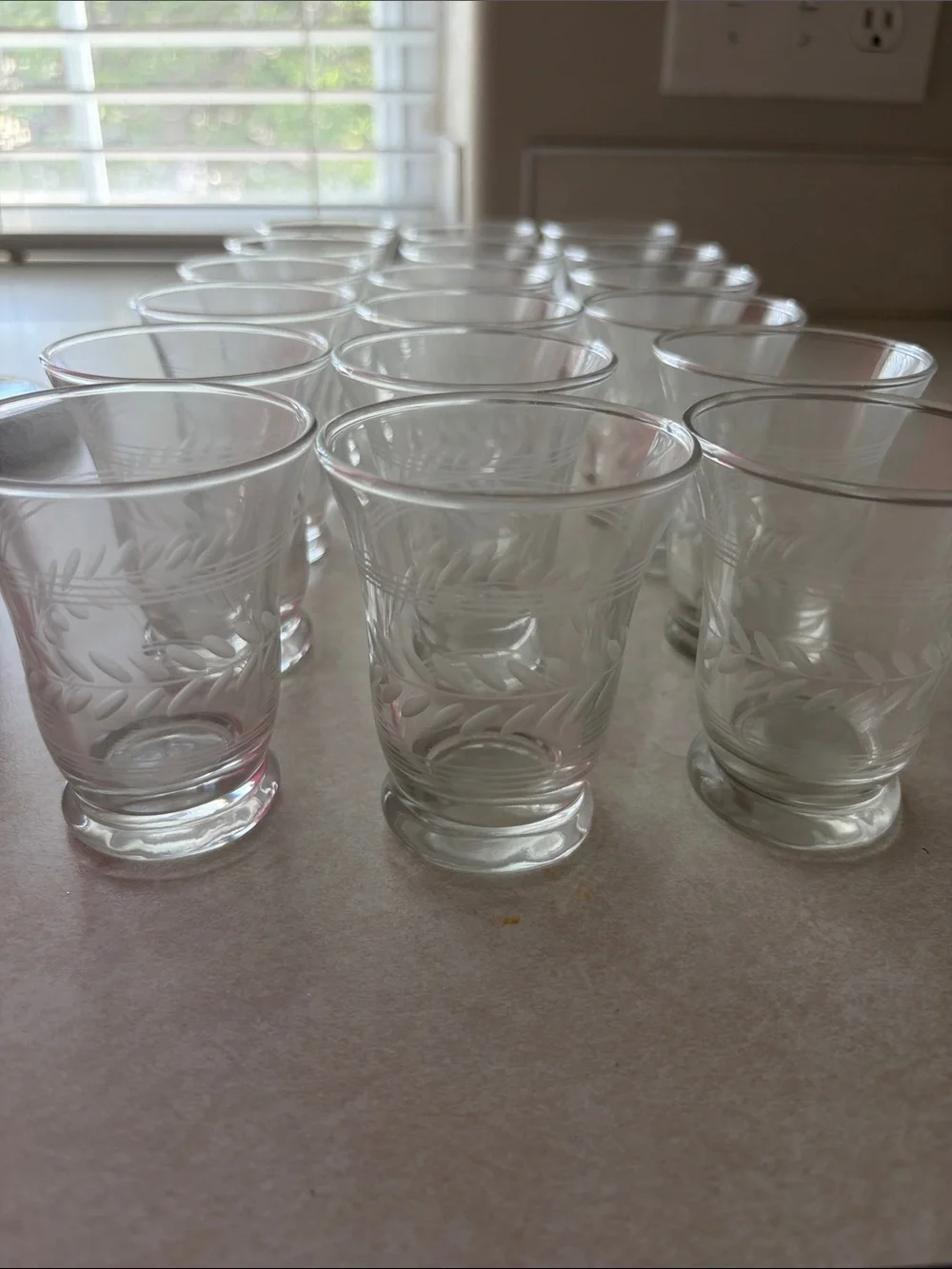 Vintage Anchor Hocking Laurel Leaf glassware